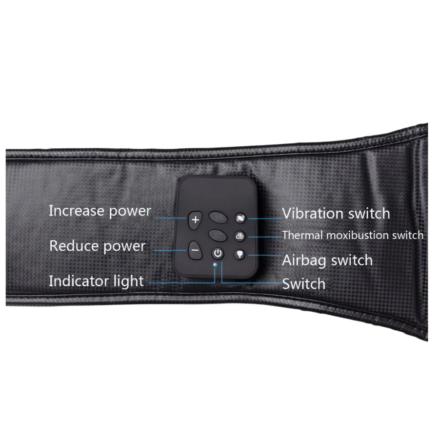 LOWER BACK MASSAGER BELT WITH AIR PRESSURE