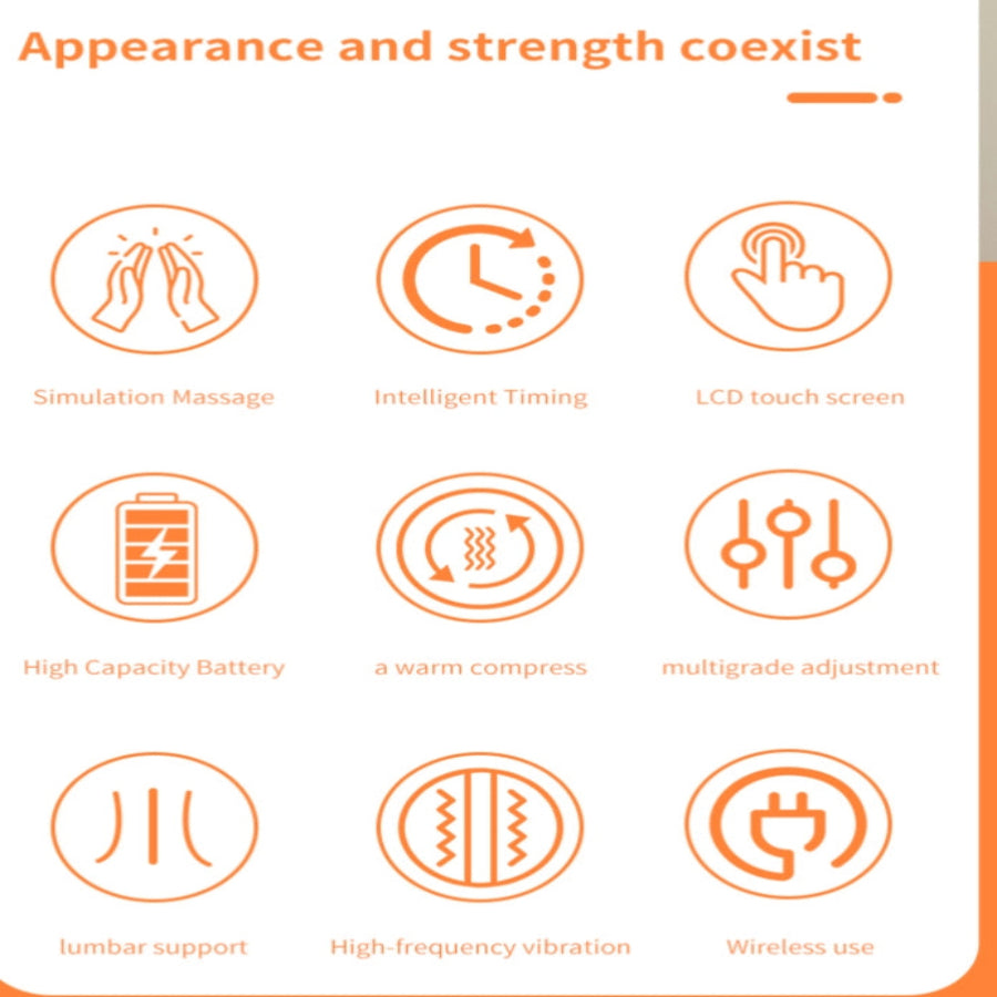 LOWER BACK MASSAGER WITH DUAL AIR PRESSURE