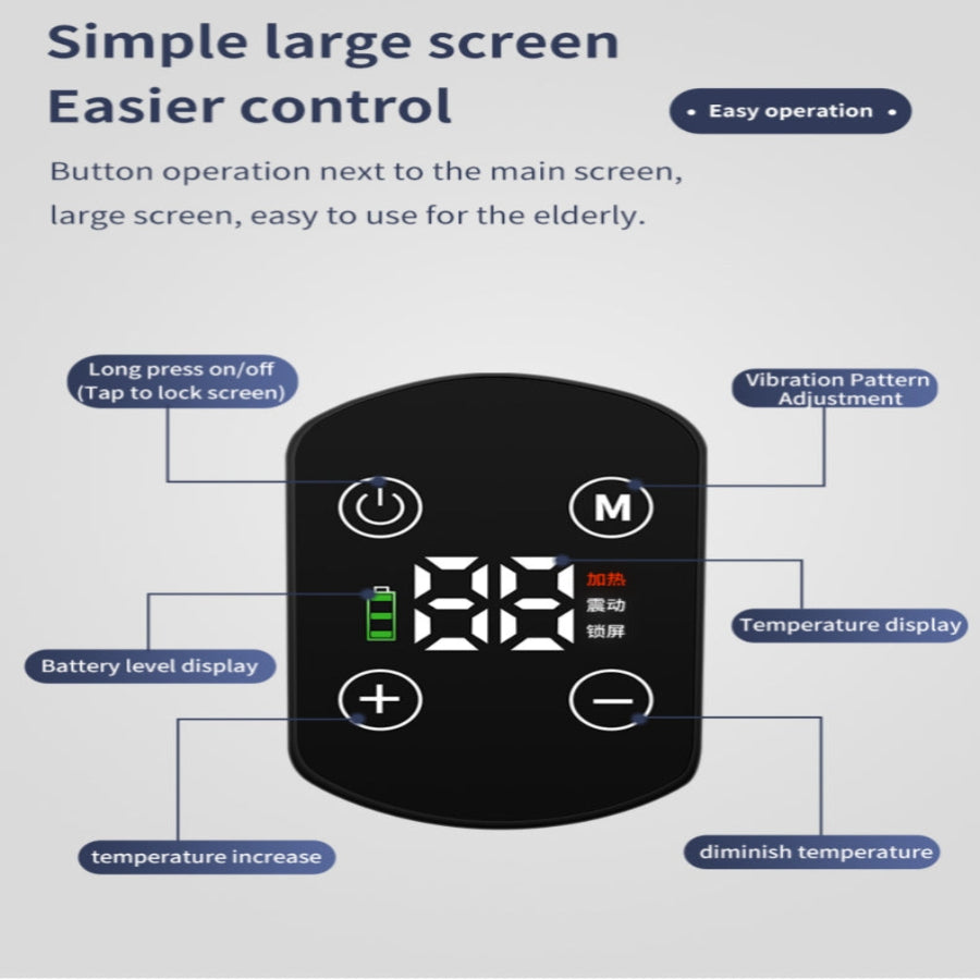 LOWER BACK MASSAGER BELT