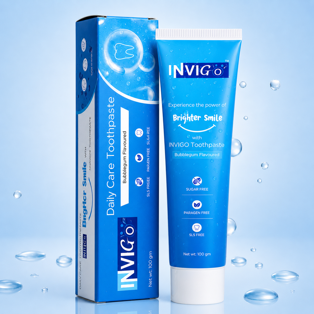 INVIGO Bubblegum Flavored Toothpaste (100 Gm)