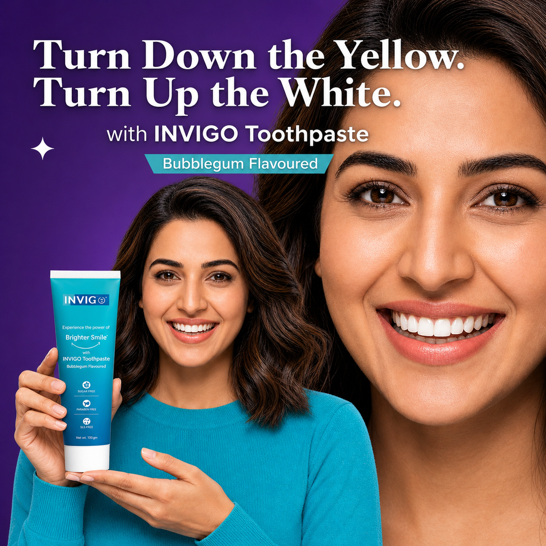 INVIGO Bubblegum Flavored Toothpaste (100 Gm)