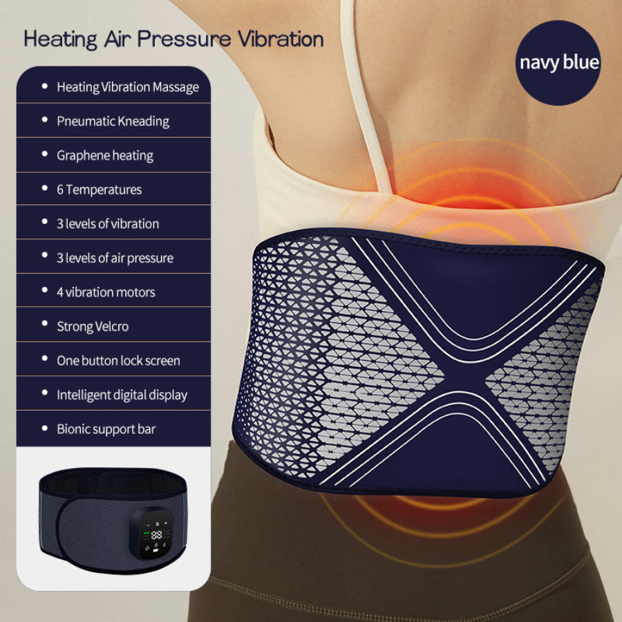 LOWER BACK MASSAGER WITH DUAL AIR PRESSURE