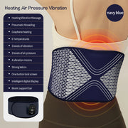 LOWER BACK MASSAGER WITH DUAL AIR PRESSURE