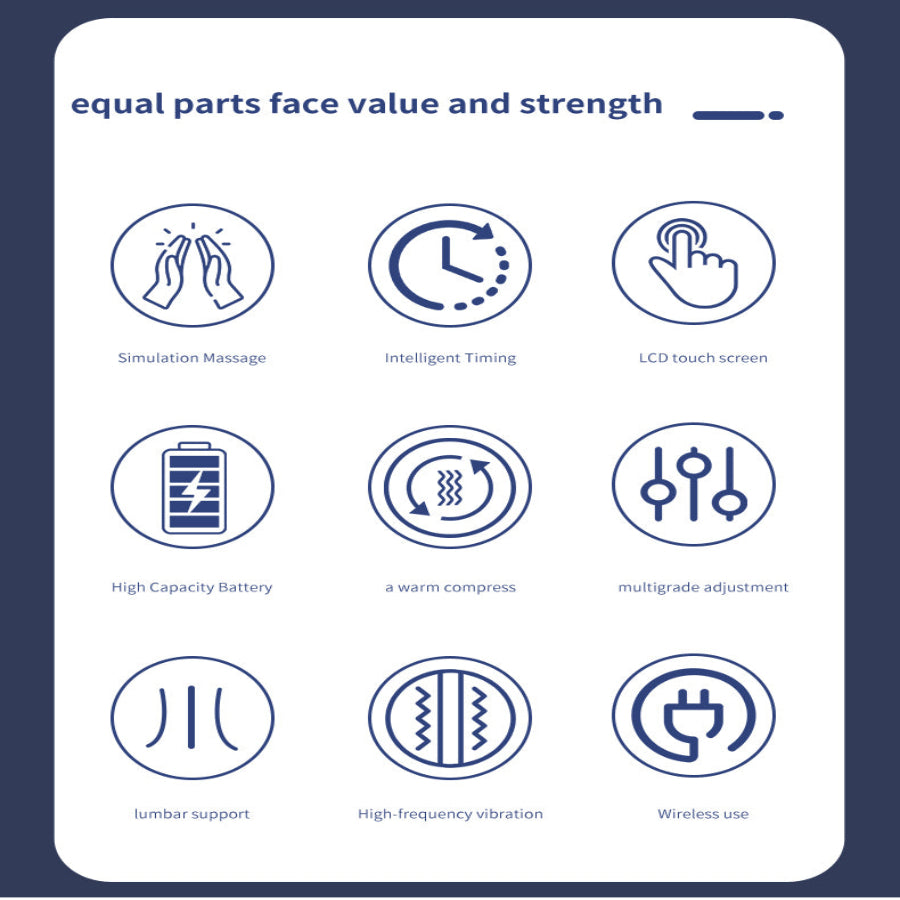 LOWER BACK MASSAGER BELT